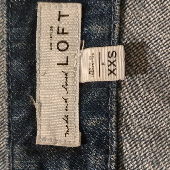 Perfect LOFT jean jacket in XXS - Picture 2 of 7